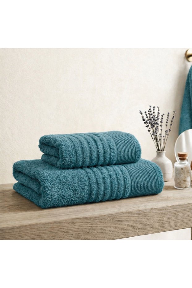 Atina Series 2-Piece Bath and Hand Towel Set (50X90 cm & 70X140 cm)