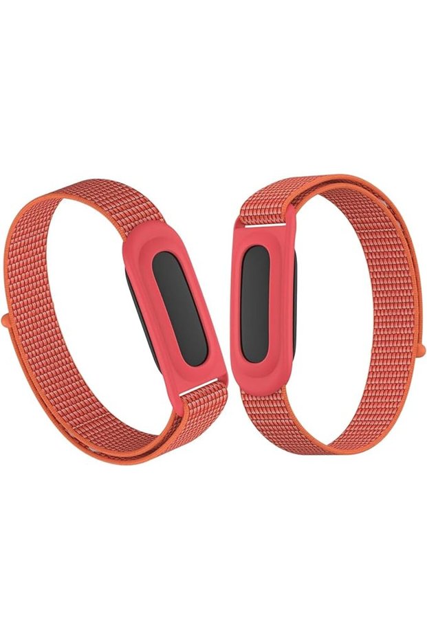 متوافق مع سوار Google Fitbit Air، غطاء حماية من مادة TPU مع حزام من النايلون قابل للتعديل.