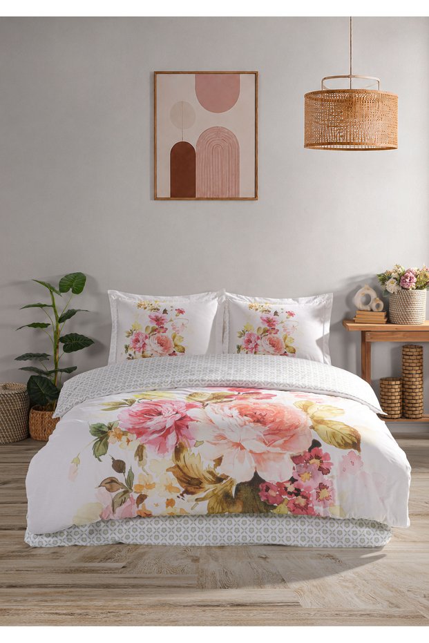 Double Digital Printed Ranforce Duvet Cover Set