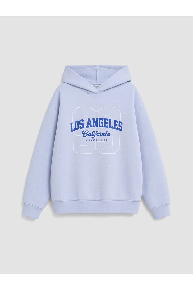 Esvab • Modern & Distinctive Los Angeles Printed Thick Sweatshirt for Girls