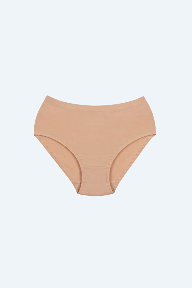Skin-Colored Lycra Waistband Panties 102-4 (12 Pieces)