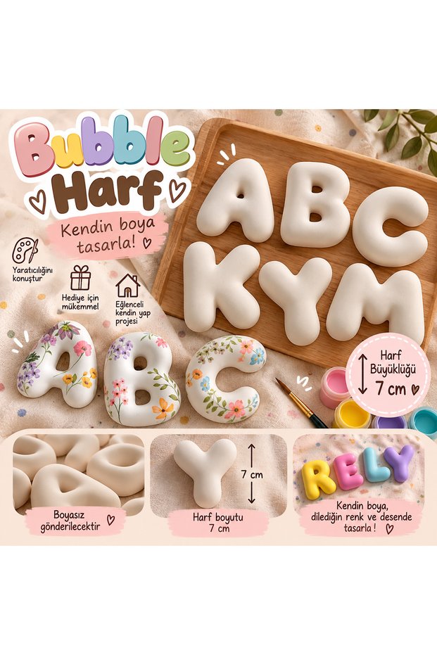Tbohome Bubble Harf DIY Projesi