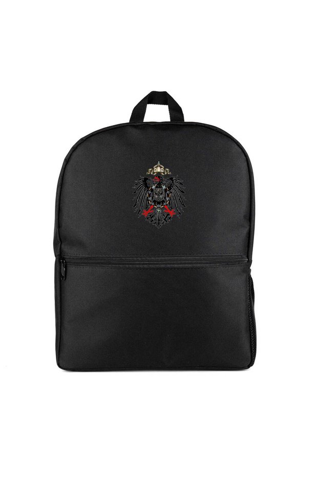 Hearts of Iron 4 Imperial Coat of Arms of Germany Backpack Bag Black Color