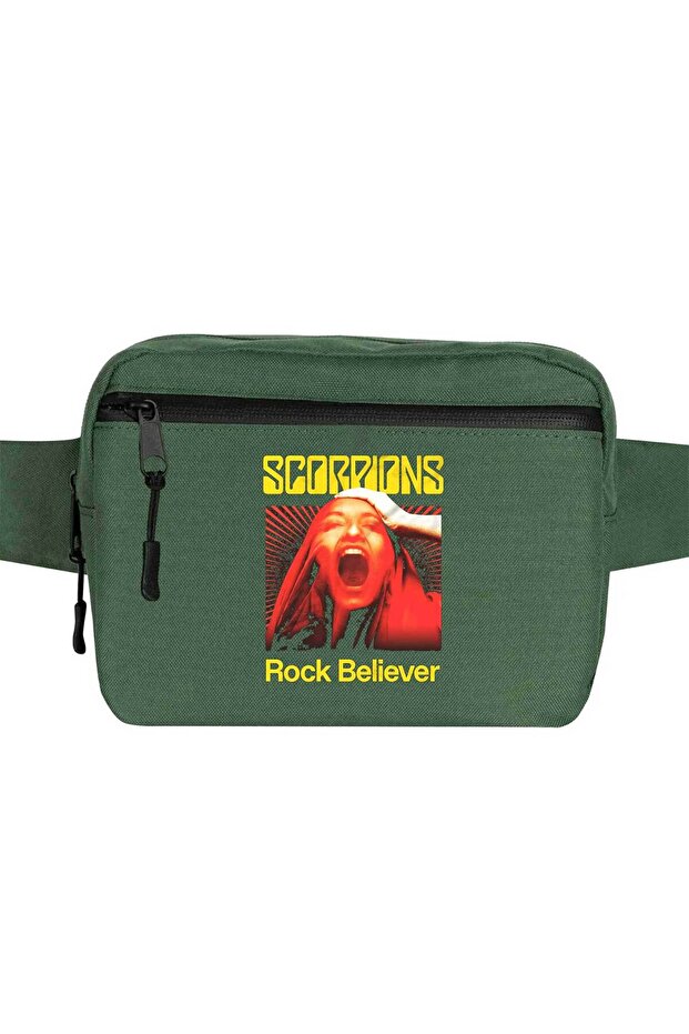 Scorpions Rock Believer Backpack Green Color