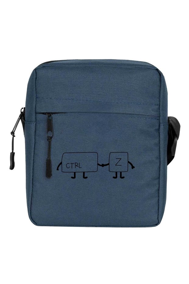 Geri Al Shoulder Bag Navy Blue Color