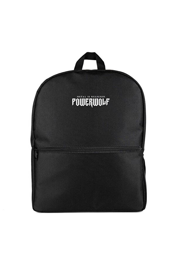 Powerwolf Logo Backpack Black Color