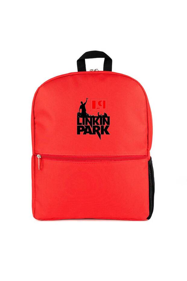 Linkin Park Poster Backpack Red Color