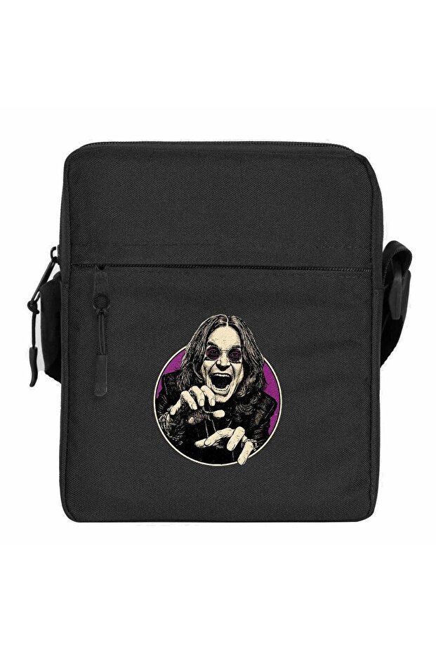 Ozzy Osbourne Portrait Shoulder Bag Black Color