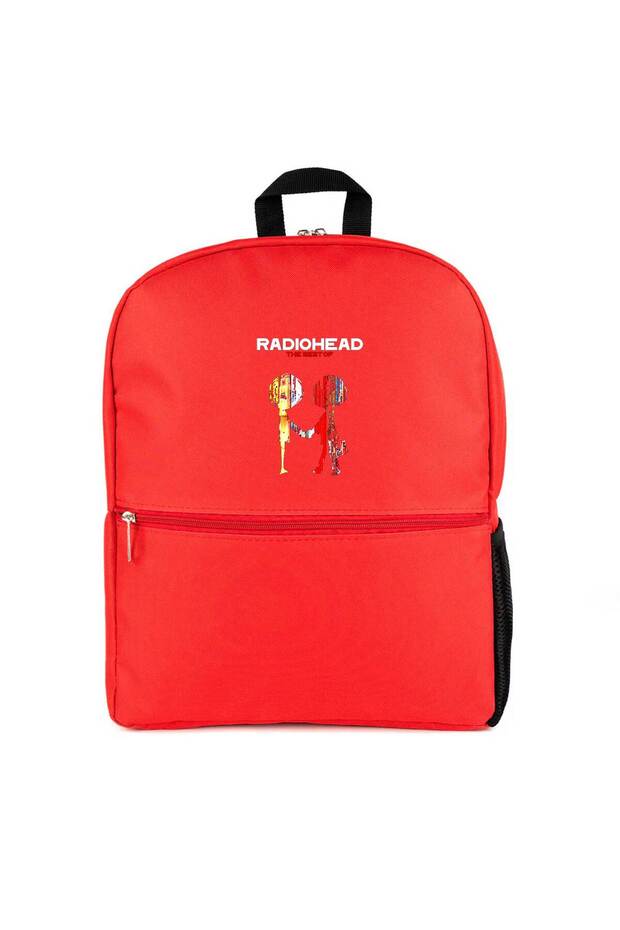 Radiohead the Best of Backpack Red Color