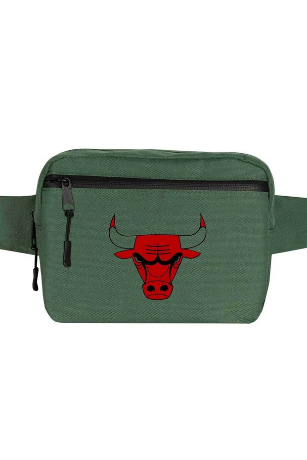 Chicago Bulls Logo Waist Bag Green Color
