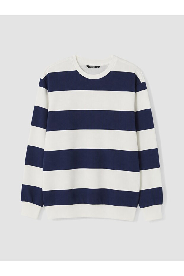 Esvab • Modern & Distinctive Striped Men's Thick Sweatshirt