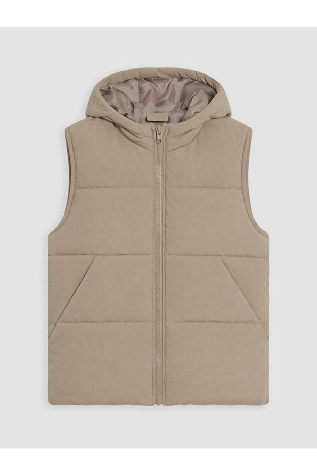 I Hooded Boy's Puffer Vest from Freezen Store