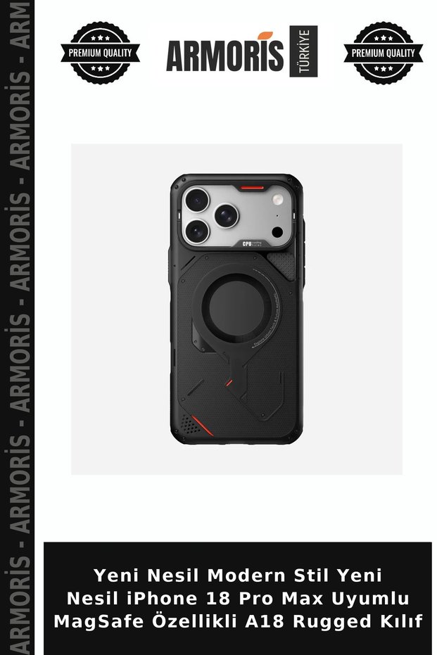 New Generation Modern Style New Generation iPhone 18 Pro Max Compatible A18 Rugged Case with Magsafe Feature