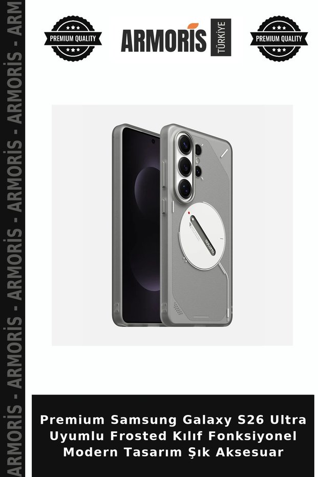 Premium Samsung Galaxy S26 Ultra Compatible Frosted Case Functional Modern Design Stylish Accessory