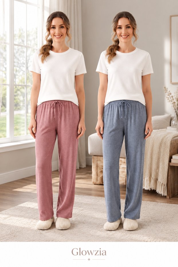 Women's Comfortable Indoor Wear Series Pajama Bottoms with Multiple Color & Pattern Options
