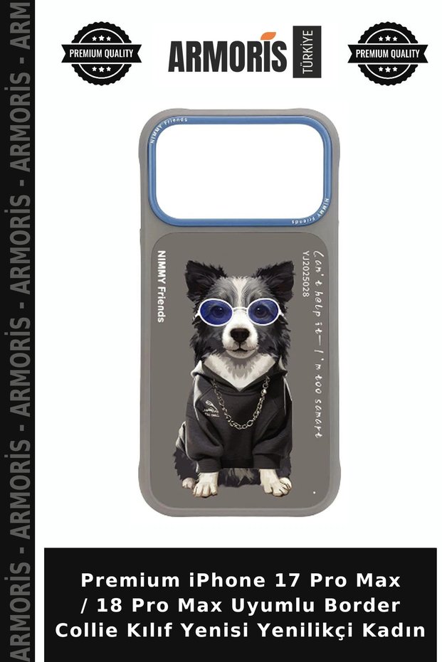 Premium iPhone 17 Pro Max / 18 Pro Max Compatible Border Collie Case New Innovative Women's