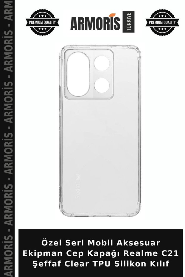 Special Series Mobile Accessory Equipment Pocket Cover Realme C21 Transparent Clear Tpu Silicone Case