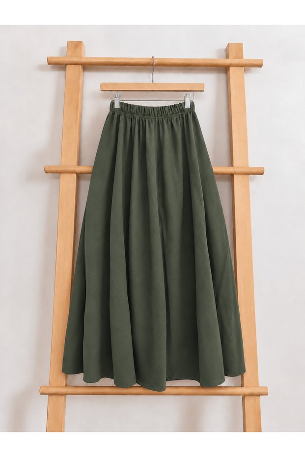 Oysho Skirt with Pockets - Hpm - Khaki