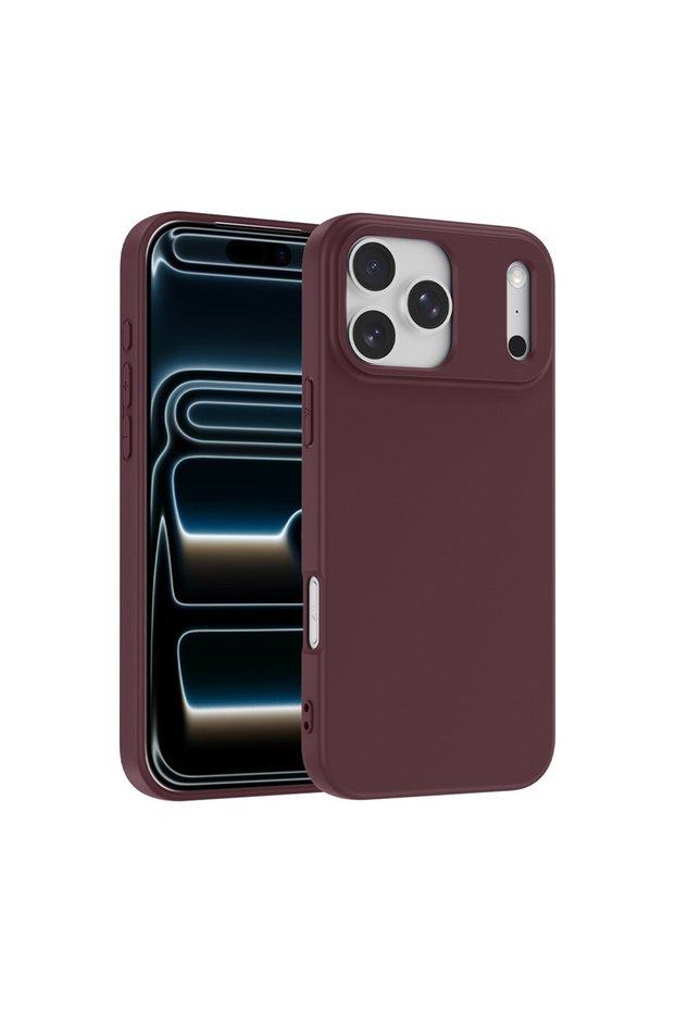 iPhone 18 Pro Compatible Case with Velvet Lining - Launch Edition - Burgundy - T44214
