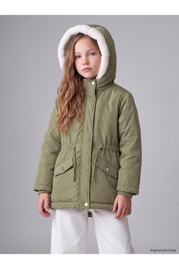 Shining Choices Hooded Girl's Coat from Shining Store