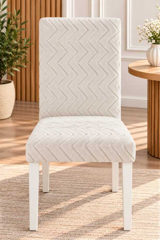 Wellsoft Fabric High Quality Chair Cover Elastic Washable Non Slip Kitchen Diner Chair Cover Chair Cover Single Piece