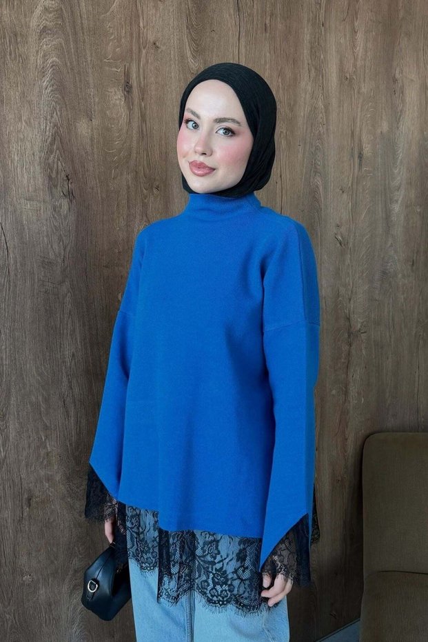 Elegant Lace Tunic Saks