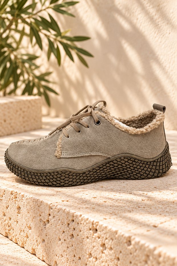Lace-Up Thick Sole Casual Shoes Model Name: Hemera