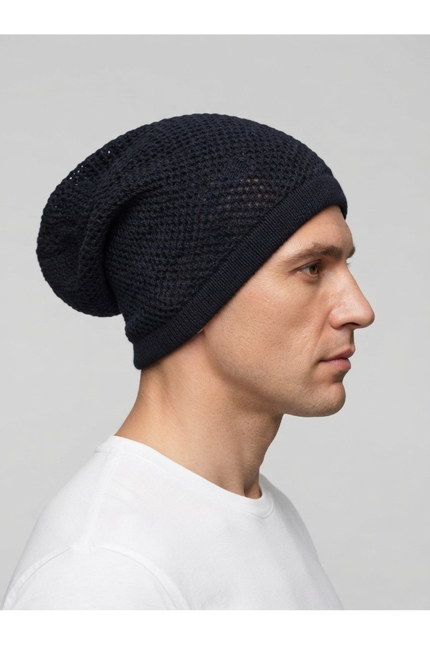 Hanging Hat with Fleece Inside, Hip Hop Style, Slouchy, with Bowknot Detail, Unisex