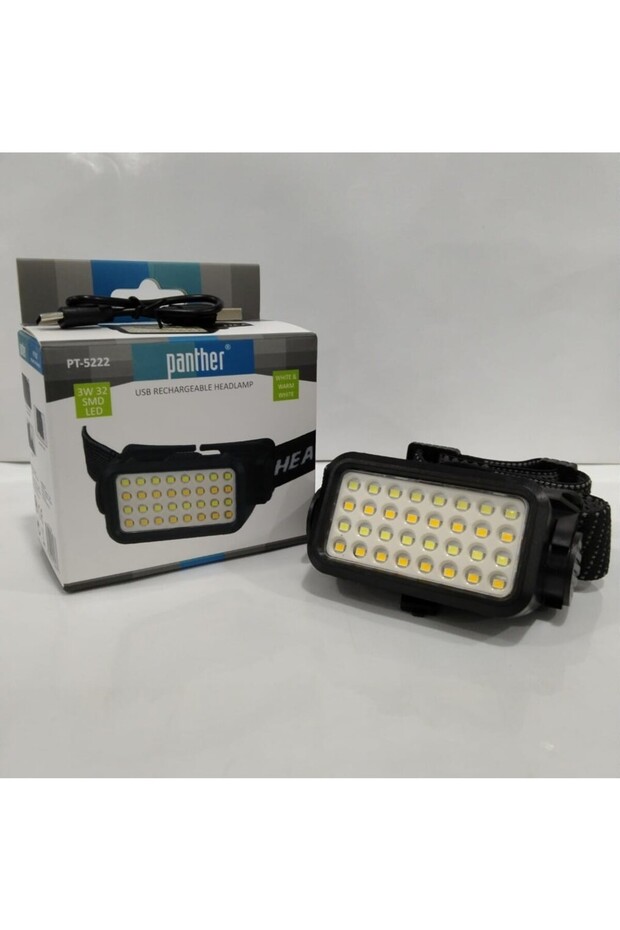 PT-5222 USB Şarjlı Kafa Lambası