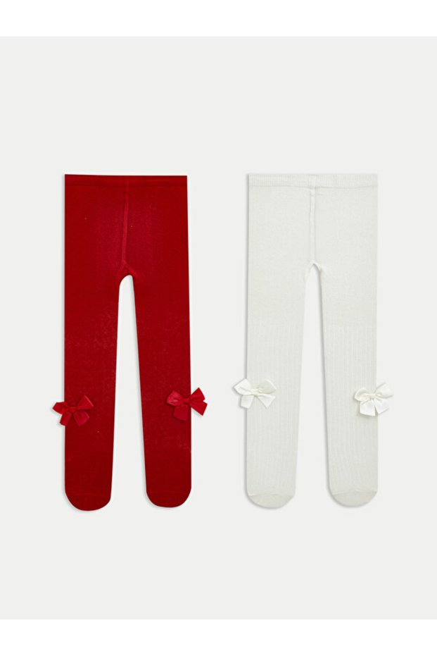 Rmz Gi̇yi̇m Farkiyla Baby Girl Pantyhose 2-Pack