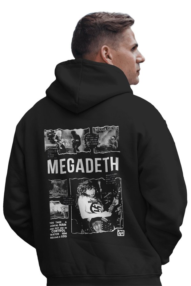 Megadeth Rock Metal Music Band Printed Unisex Oversize Premium Hoodie Sweatshirt