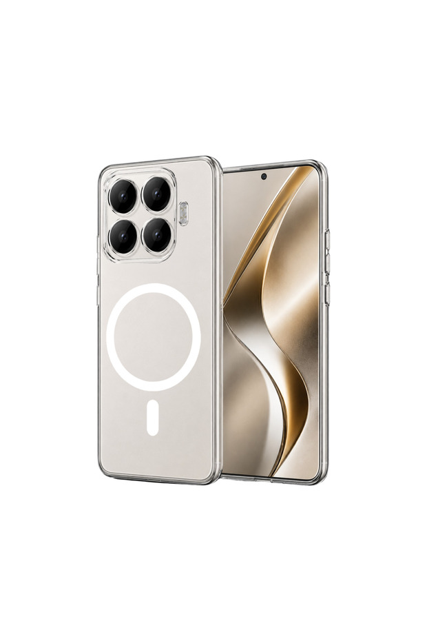 Xiaomi mi 17t combo hard transparent magsafe cover - transparent