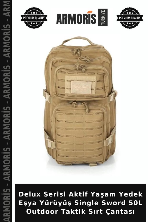 Delux Series Active Life Spare Gear Hiking Single Sword 50L Outdoor Tactical Backpack