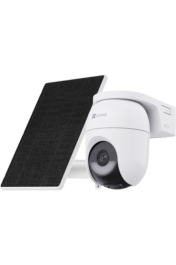 2K+ Battery Security Camera Outdoor Wireless With Solar Panel, AOV Tech, No Monthly Fee, 512GB, 2.4GHz Wi-Fi 6, AI Human/Vehicle Detection, 360°Colour Night Vision, CB8 Lite Kit