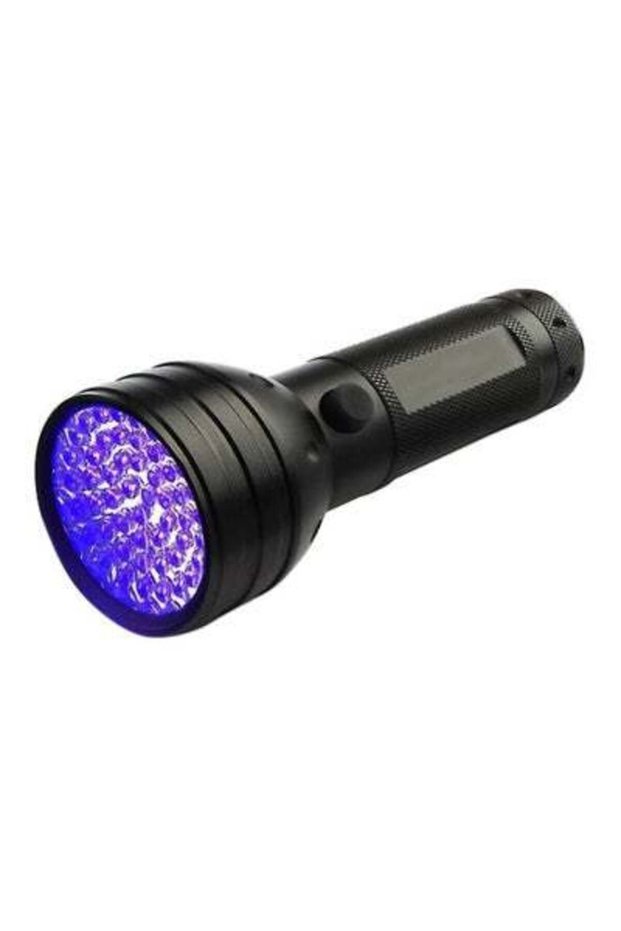 51 LED UV Flashlight Black 6x6cm