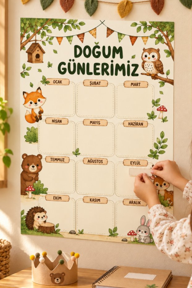 School Bulletin Board First School Class Birthday List Bulletin Board A3 Size Label Sticker