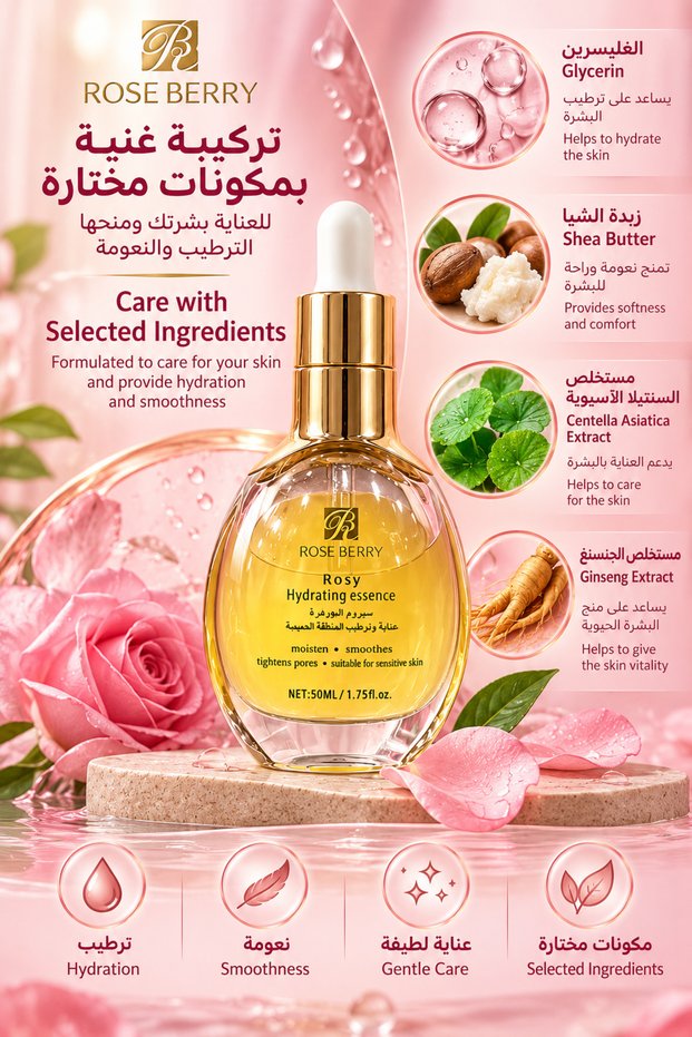 Rose Berry Rosey Serum Moisturizing and Caring for the External Intimate Area 50ml