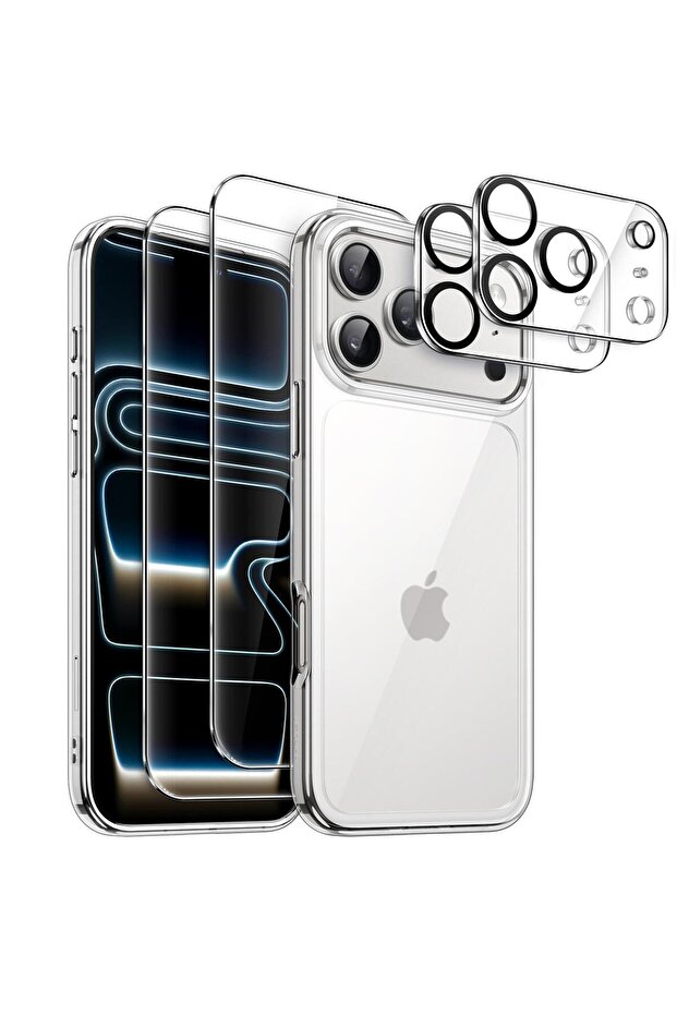 GKIT-IP17PMX Clear Case+S/L 17 Pro Max