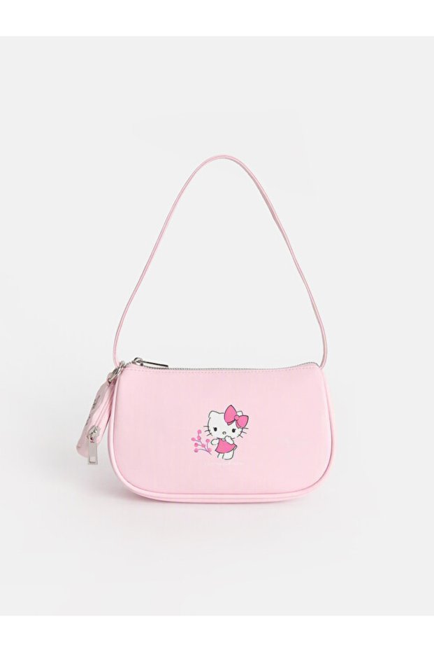 Leather-look girls' shoulder bag