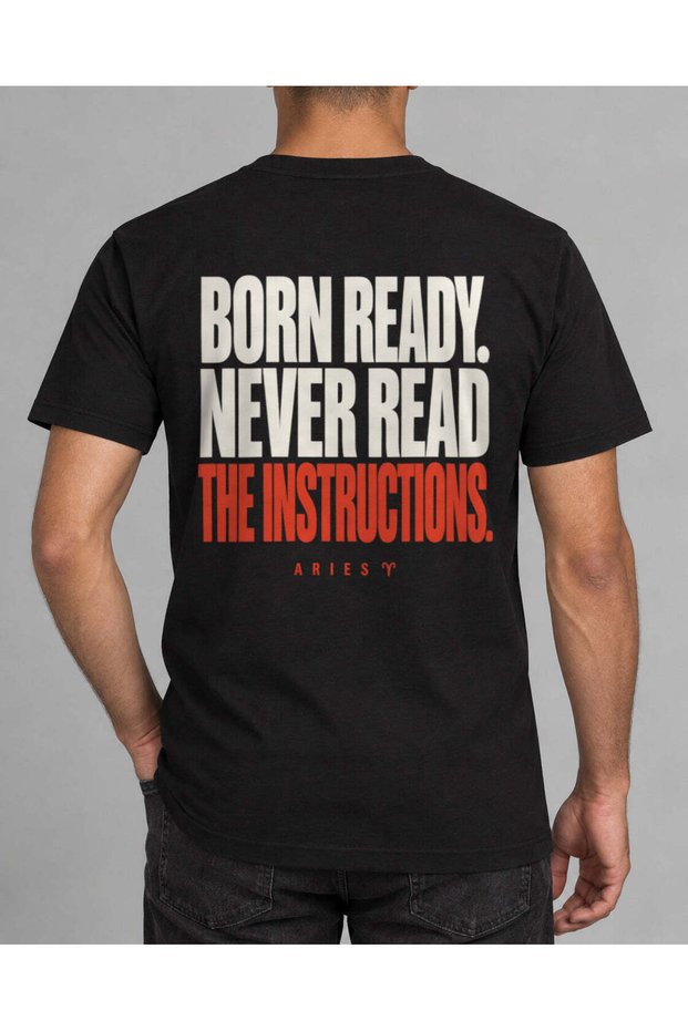 Tricou Aries Born ready Oversized