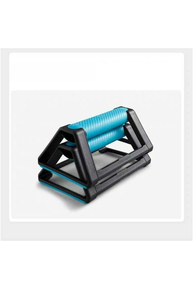 Blue black 2Pcs Push-Up Bar Stand Fitness Training Anti-slip Fitness Strength Training Triangle Plan