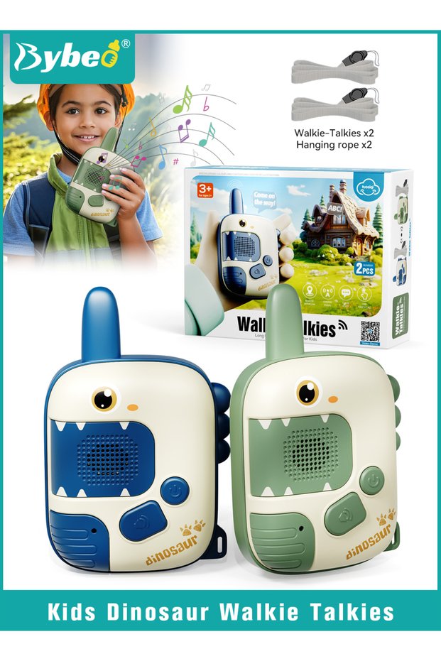 2 Pack Kids Smart Phone Toys, Long-Distance Toy for Children, Camping Hiking Toys, Dinosaur Birthday Toys Gifts for 3+ Year Old Kids, Outdoor, Travel & Family Fun