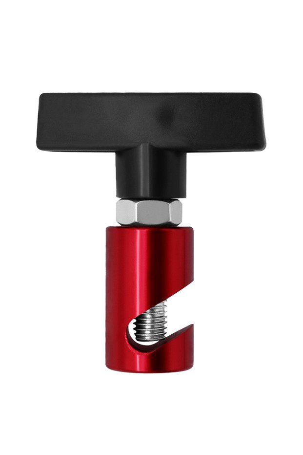 Red Car Hood Lift Bar Anti-clamping Device Easy Installation Hood Clips Support Rod Allow Access to