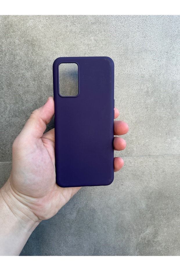 Oppo A16/A55 Compatible Purple Silicone Phone Case Slim and Stylish Design