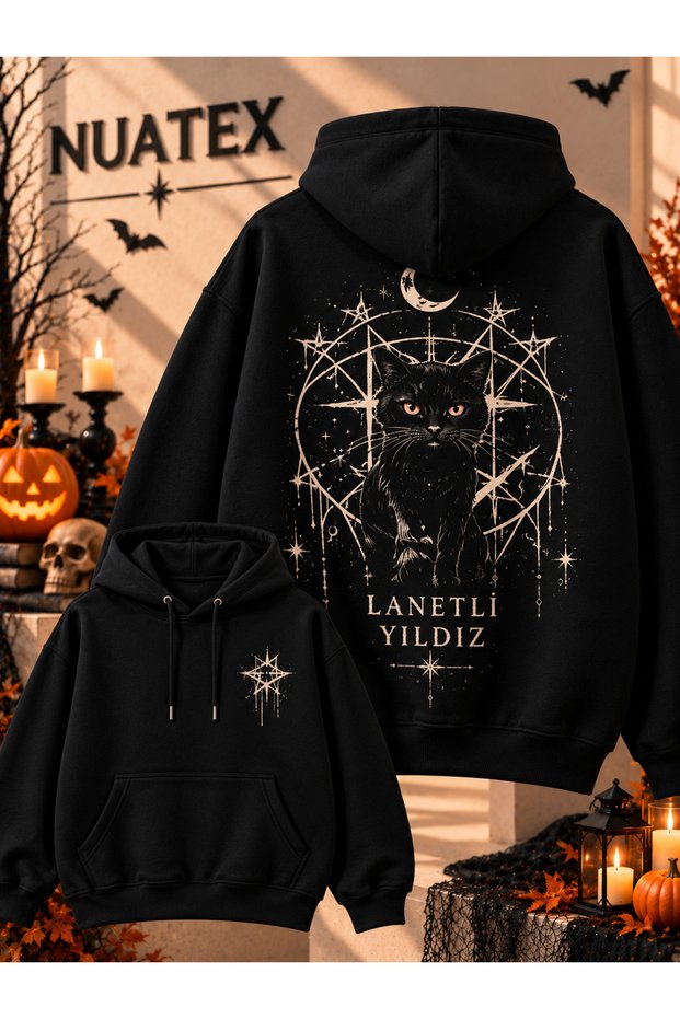 Halloween Halloween 3 Threaded Regular Fit Sweatshirt Kangaroo Pocket Hoodie Series 1