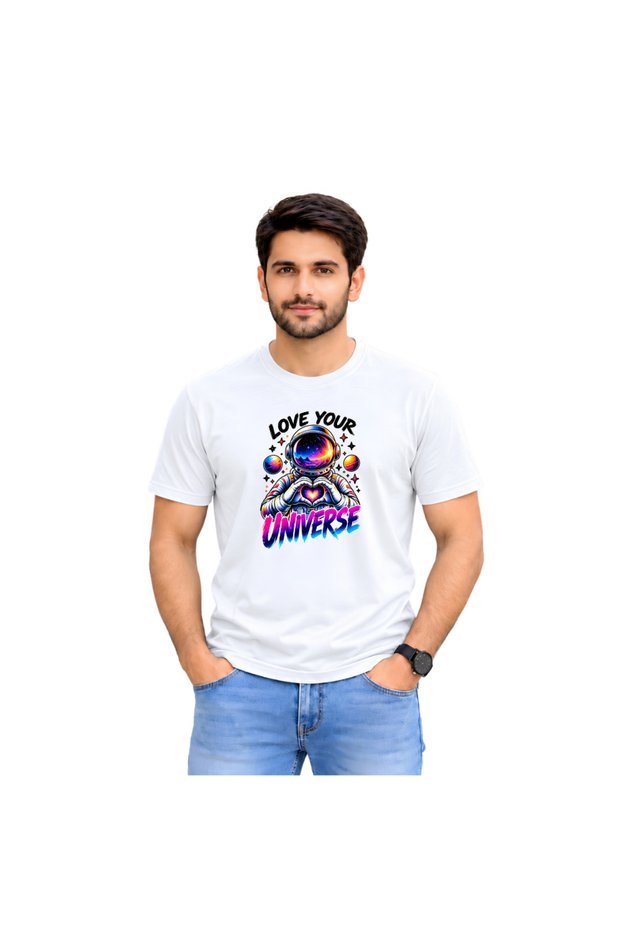 Astronaut Space Men's T-Shirt | Short Sleeve | Cotton Casual Wear
