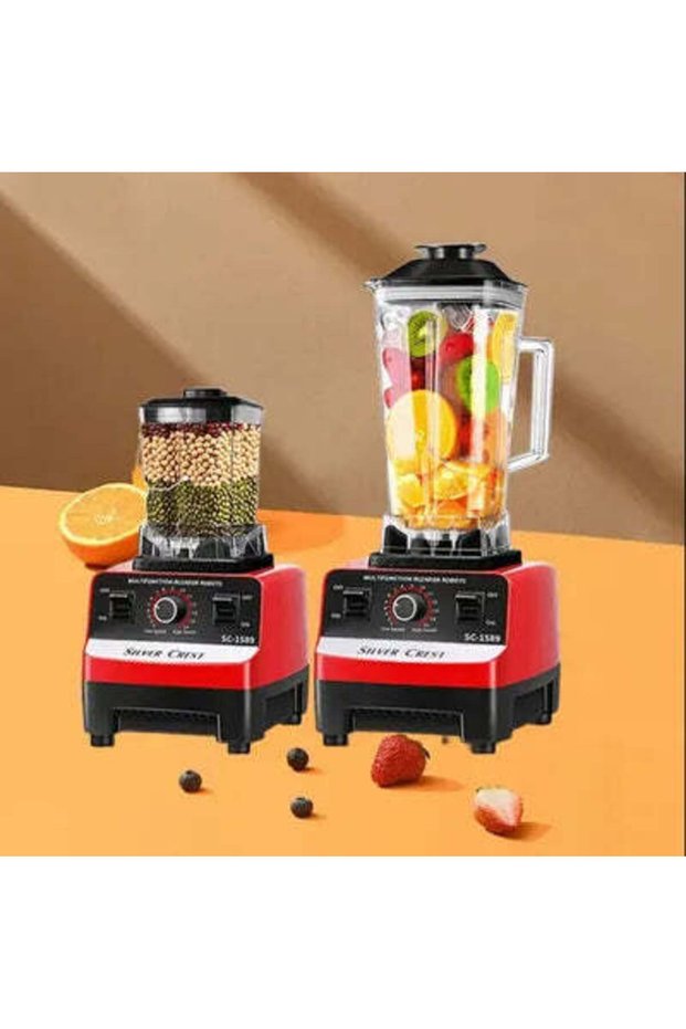 Silver Crest 2-in-1 Blender Wet and Dry Jar Set
