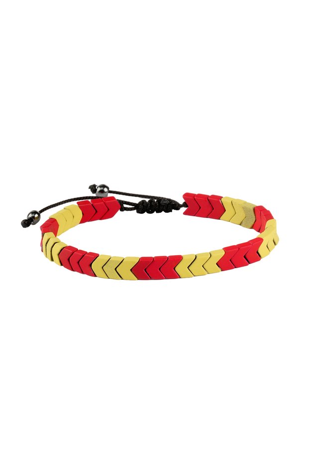 Hematite stone men's bracelet