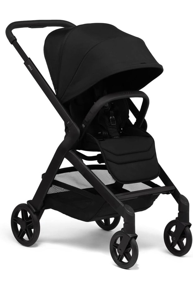 Hub² Compact Stroller | Lightweight, Urban-Friendly, One-Hand Fold, Reversible & Reclining Seat, All-Season Comfort, UPF 50+ Canopy, Smooth 4-Wheel Suspension, Black