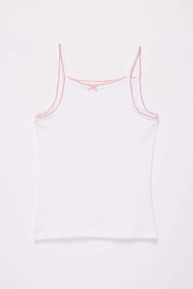Girl's 3-Piece Lace Thin Strap Undershirt